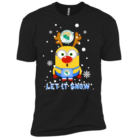 Minion Norfolk State Spartans Ugly Christmas Sweaters Let It Snow Men's Sleeve Shirt - The White Eagles