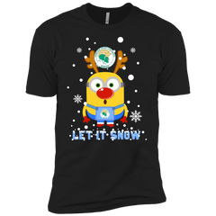 Minion Norfolk State Spartans Ugly Christmas Sweaters Let It Snow Men's Sleeve Shirt - The White Eagles