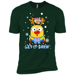 Minion Bethune-cookman Wildcats Ugly Christmas Sweaters Let It Snow Men's Sleeve Shirt - The White Eagles