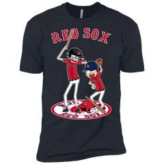 Boston Red Sox Baseball Rick And Morty Men's Sleeve Shirt - The White Eagles
