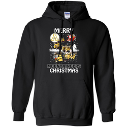 Appalachian State Mountaineers T Shirts Minions Santa Claus Merry Christmas Hoodie - The White Eagles