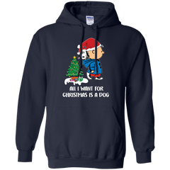 All I Want For Christmas Is A Dog Snoopy Charlie Brown The Peanuts Movie Hoodie - The White Eagles
