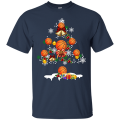 Christmas Is Coming Basketball Santa Claus Ugly Christmas Sweater Cotton T-Shirt - The White Eagles