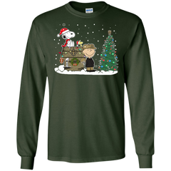 New Orleans Saints Snoopy The Peanuts Ugly Christmas Sweater  Super Bowl LS Cotton T-Shirt - The White Eagles