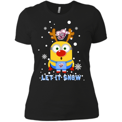 Minion Eastern Kentucky Colonels Ugly Christmas Sweaters Let It Snow Ladies' Shirt - The White Eagles
