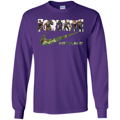 Fortnite Nike Camo Just Play It Shirts LS Cotton T-Shirt - The White Eagles