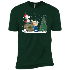 Detroit Lions Snoopy The Peanuts Ugly Christmas Sweater  Super Bowl Men's Sleeve Shirt - The White Eagles