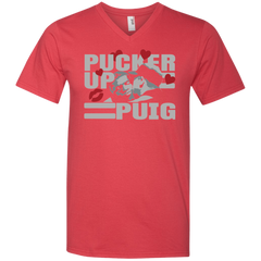 Pucker Up Puig Men's V-Neck T-Shirt - The White Eagles