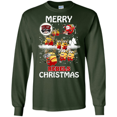 Christmas Sweaters Minions Santa Claus Merry Christmas LS Cotton T-Shirt - The White Eagles
