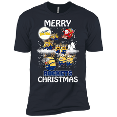 Toledo Rockets Ugly Christmas Sweaters Minions Santa Claus Merry Christmas Men's Sleeve Shirt - The White Eagles