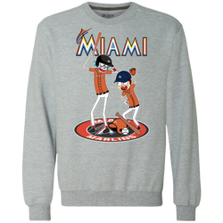 Miami Marlins Baseball Rick And Morty Sweatshirt - The White Eagles