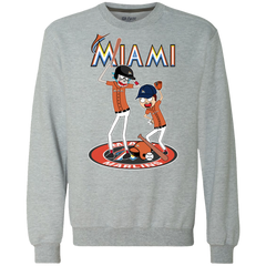Miami Marlins Baseball Rick And Morty Sweatshirt - The White Eagles