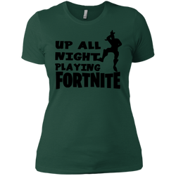 Fortnite Up All Night Playing Fortnite Ladies' Shirt - The White Eagles