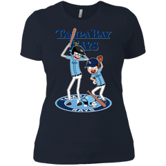 Tampa Bay Rays Baseball Rick And Morty Ladies' Shirt - The White Eagles