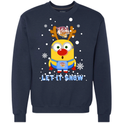 Minion Bethune-cookman Wildcats Ugly Christmas Sweaters Let It Snow Sweatshirt - The White Eagles