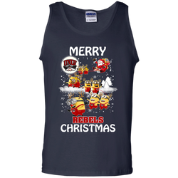 Christmas Sweaters Minions Santa Claus Merry Christmas Tank Top - The White Eagles