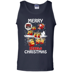 Christmas Sweaters Minions Santa Claus Merry Christmas Tank Top - The White Eagles