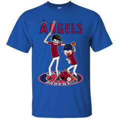 Los Angeles Angels Baseball Rick And Morty Cotton T-Shirt - The White Eagles
