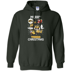 Missouri Tigers Ugly Christmas Sweaters Minions Santa Claus Merry Christmas Hoodie - The White Eagles
