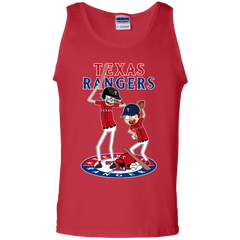 Texas Rangers Baseball Rick And Morty Tank Top - The White Eagles