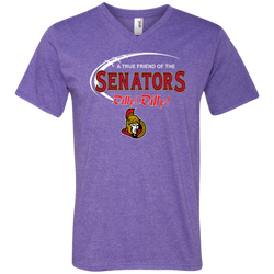 Dilly Dilly A True Friend Of The Ottawa Senators Men's V-Neck T-Shirt - The White Eagles