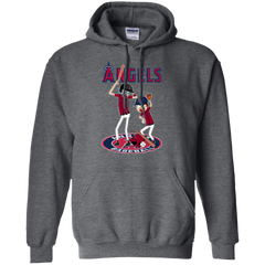 Los Angeles Angels Baseball Rick And Morty Hoodie - The White Eagles