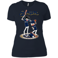 Milwaukee Brewers Baseball Rick And Morty Ladies' Shirt - The White Eagles