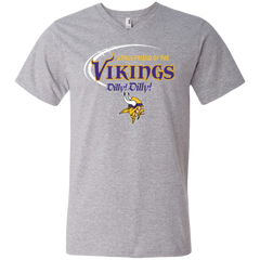Dilly Dilly Minnesota Vikings A True Friend Of The Vikings Men's V-Neck T-Shirt - The White Eagles