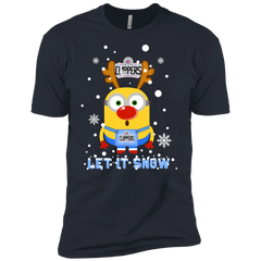 Minion Los Angeles Clippers Ugly Christmas Sweaters Let It Snow Men's Sleeve Shirt - The White Eagles