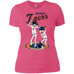 Detroit Tigers Baseball Rick And Morty Ladies' Shirt - The White Eagles