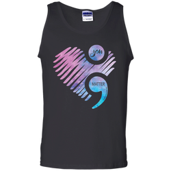 You Matter Don't Let Your Story End Semicolon Shirt Tank Top - The White Eagles