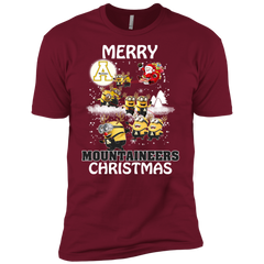 Appalachian State Mountaineers T Shirts Minions Santa Claus Merry Christmas Men's Sleeve Shirt - The White Eagles