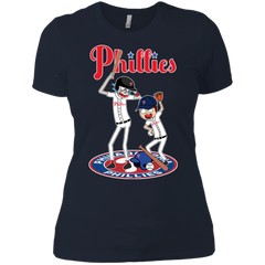 Philadelphia Phillies Baseball Rick And Morty Ladies' Shirt - The White Eagles