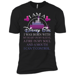 I Am A Disney Girl I Can't Control T-shirts Men's Sleeve Shirt - The White Eagles