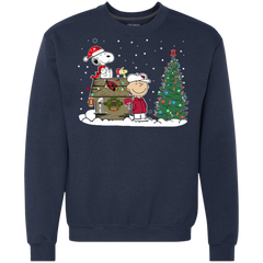 Arizona Cardinals Snoopy The Peanuts Movie Christmas Football Super Bowl Sweatshirt - The White Eagles