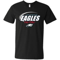 Nfl Dilly Dilly Philadelphia Eagles A True Friend Of The Eagles Men's V-Neck T-Shirt - The White Eagles