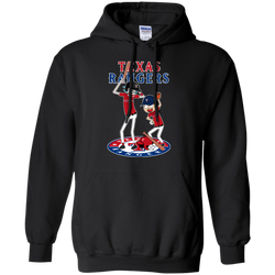 Texas Rangers Baseball Rick And Morty Hoodie - The White Eagles