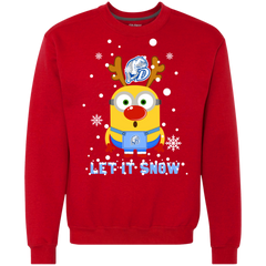 Minion Drake Bulldogs Ugly Christmas Sweaters Let It Snow Sweatshirt - The White Eagles
