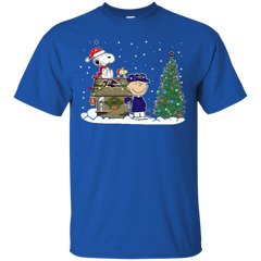 Baltimore Ravens Snoopy The Peanuts Ugly Christmas Sweater  Super Bowl Cotton T-Shirt - The White Eagles