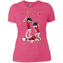Boston Red Sox Baseball Rick And Morty Ladies' Shirt - The White Eagles