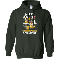 Vanderbilt Commodores Ugly Christmas Sweaters Minions Santa Claus Merry Christmas Hoodie - The White Eagles