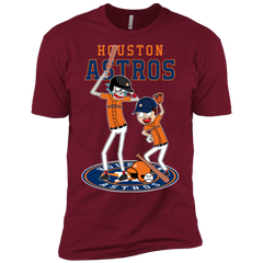 Houston Astros Baseball Rick And Morty Men's Sleeve Shirt - The White Eagles
