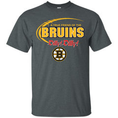 Dilly Dilly A True Friend Of The Boston Bruins Cotton T-Shirt - The White Eagles