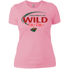 Dilly Dilly A True Friend Of The Minnesota Wild Ladies' Shirt - The White Eagles