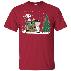 Los Angeles Rams Snoopy The Peanuts Ugly Christmas Sweater  Super Bowl Cotton T-Shirt - The White Eagles