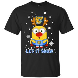 Minion Northern Colorado Bears Ugly Christmas Sweaters Let It Snow Cotton T-Shirt - The White Eagles
