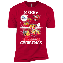 Fresno State Bulldogs Ugly Christmas Sweaters Minions Santa Claus Merry Christmas Men's Sleeve Shirt - The White Eagles