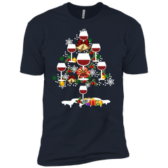 Christmas Is Coming Wine Santa Claus Ugly Christmas Sweater Men's Sleeve Shirt - The White Eagles