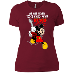 We Are Never Too Old For Elvis Presley Mickey Ladies' Shirt - The White Eagles