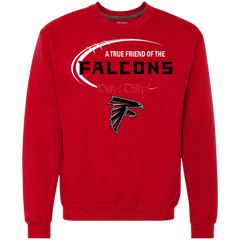 Dilly Dilly Atlanta Falcons A True Friend Of The Falcons Sweatshirt - The White Eagles